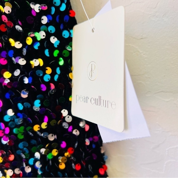 Pear Culture Taylor Swift Eras Tour Sequin Mini Dress 0 NWT - Picture 13 of 16